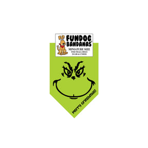 FunDog Bandanas - Dog Bandana Merry Grinchmas!