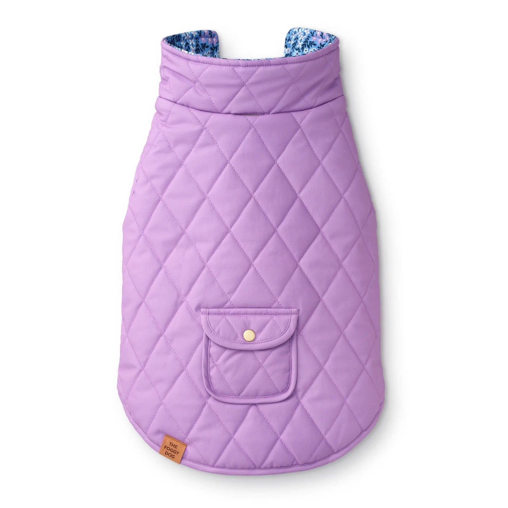 The Foggy Dog - Dog Jacket Mini Meadow Reversible