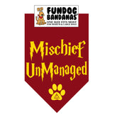 FunDog Bandanas - Dog Bandana Mischief UnManaged