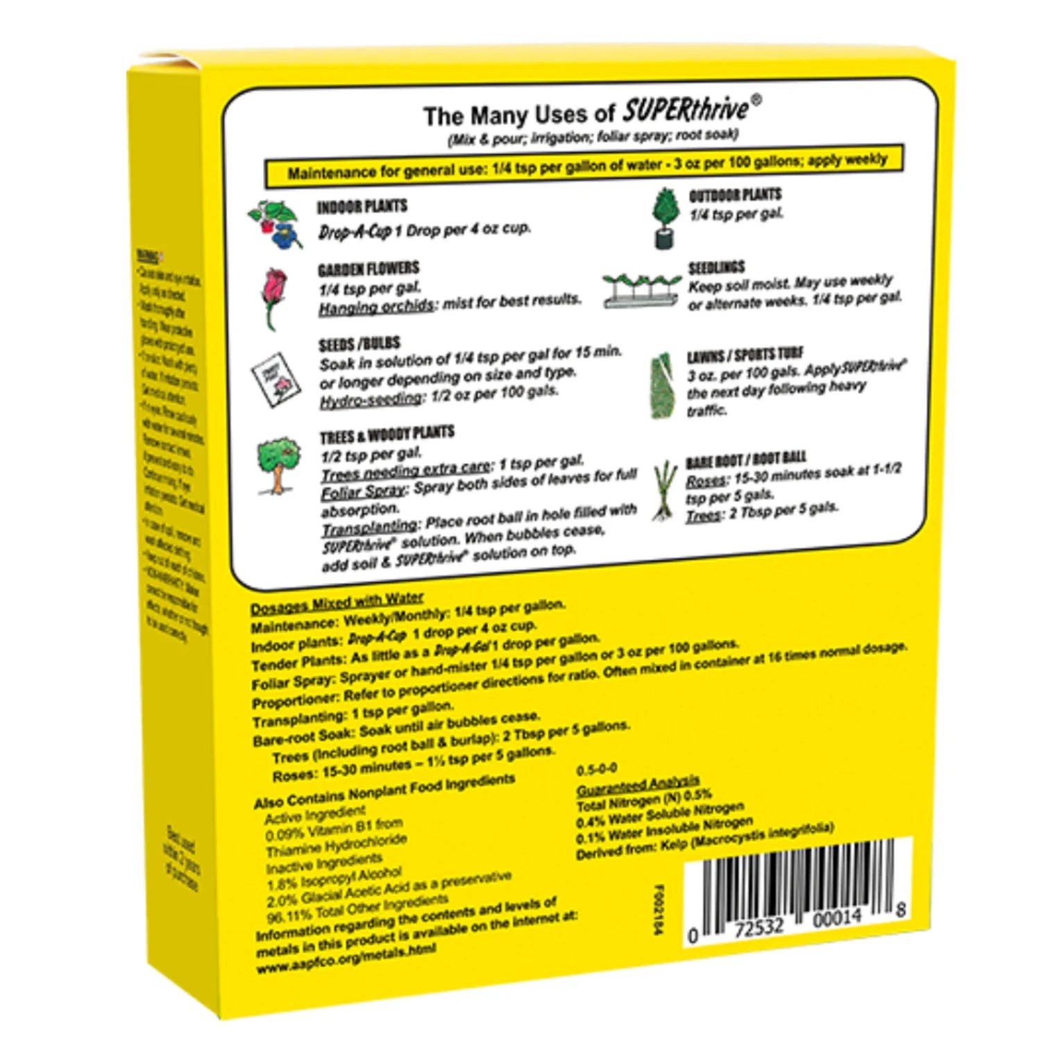 Plantation Products - SUPERthrive Original Vitamin Solution