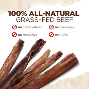 Natural Farm - Power Bully Stick - Beef Cheek Muscle & Beef Pizzle Sheath (6" 5pk)