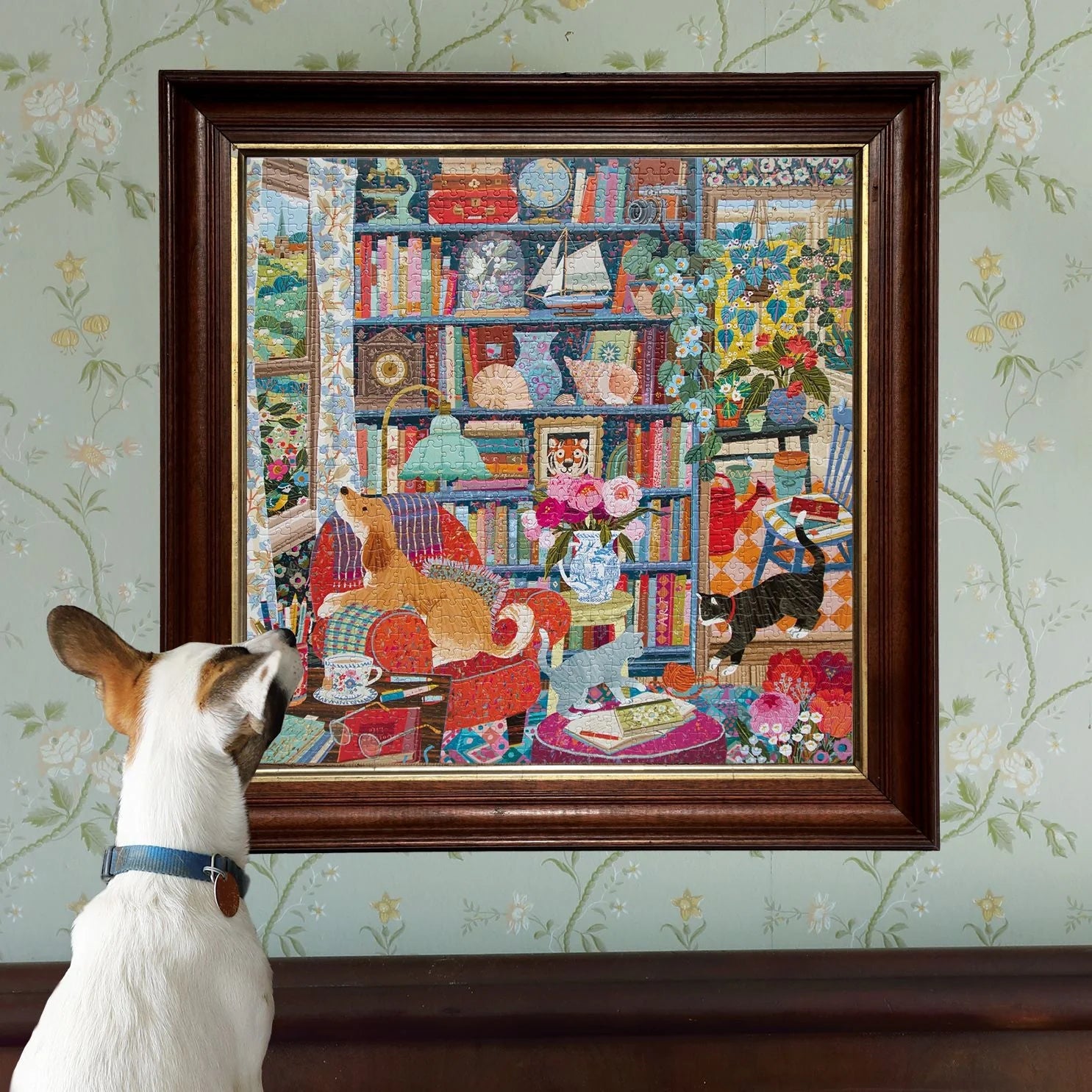 eeBoo - Puzzle English Cottage Library