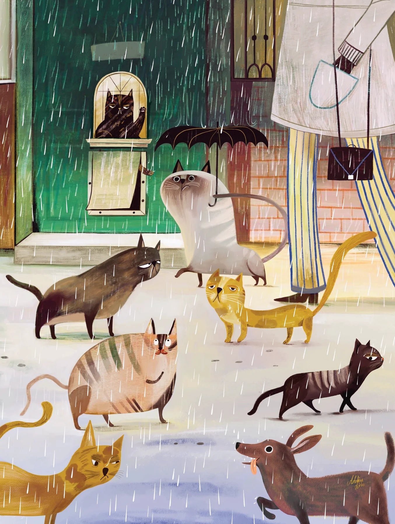 New York Puzzle Co. - A Rainy Day
