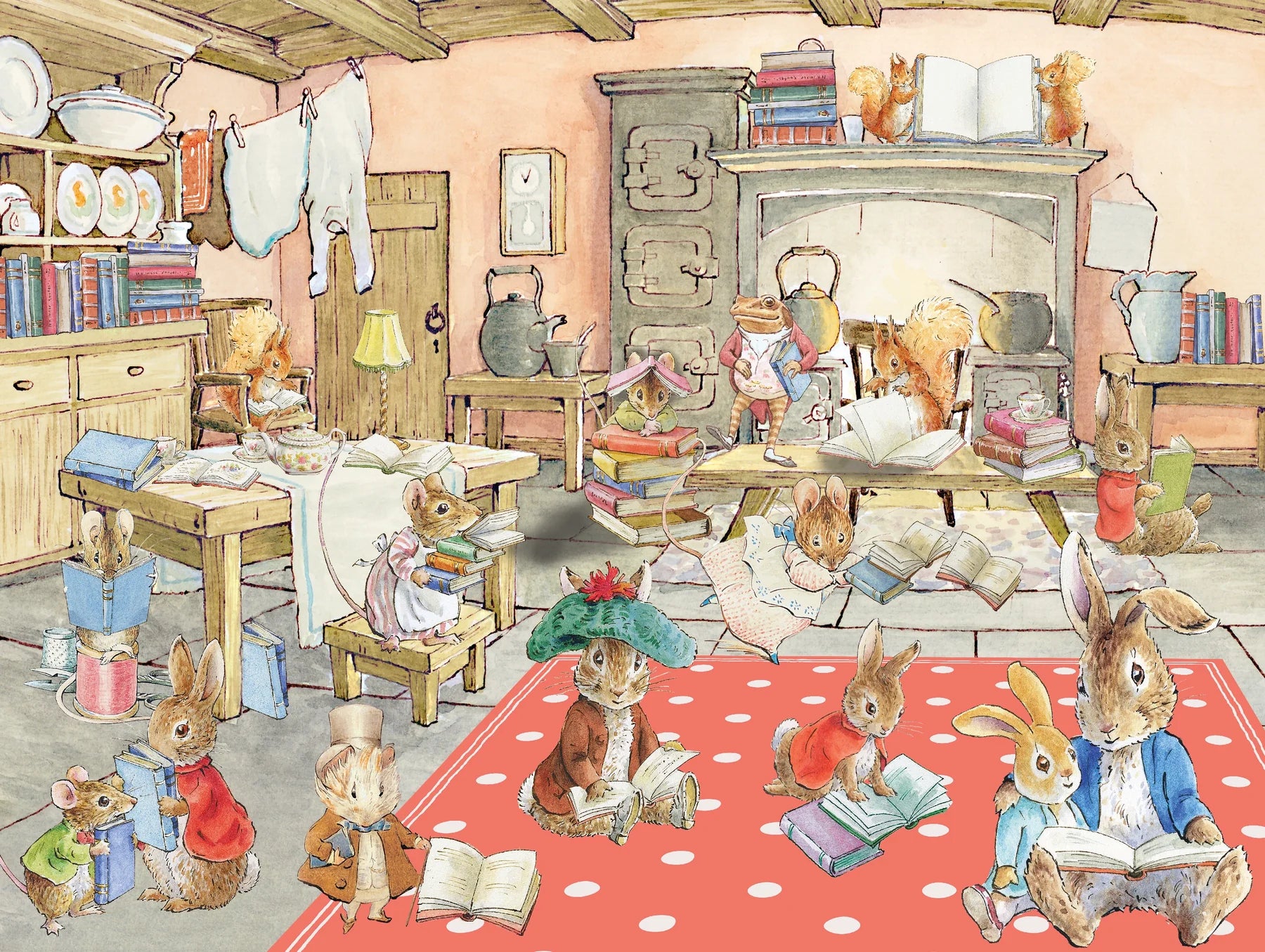New York Puzzle Co. - Peter Rabbit's Book Club