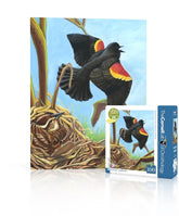 New York Puzzle Company - Puzzle Red Winged Blackbird