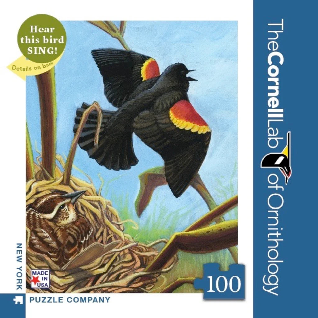 New York Puzzle Company - Puzzle Red Winged Blackbird
