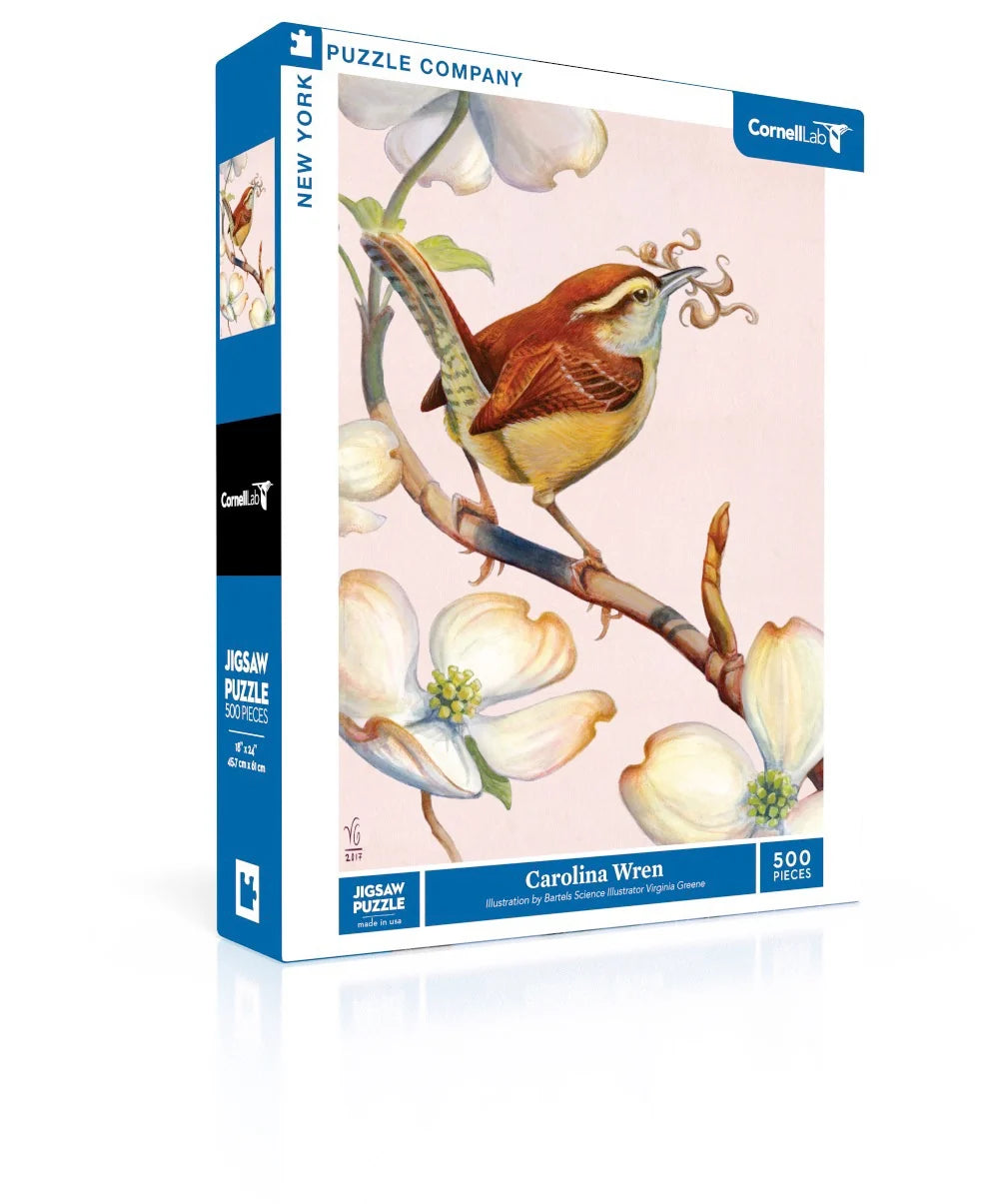 New York Puzzle Company - Puzzle Carolina Wren