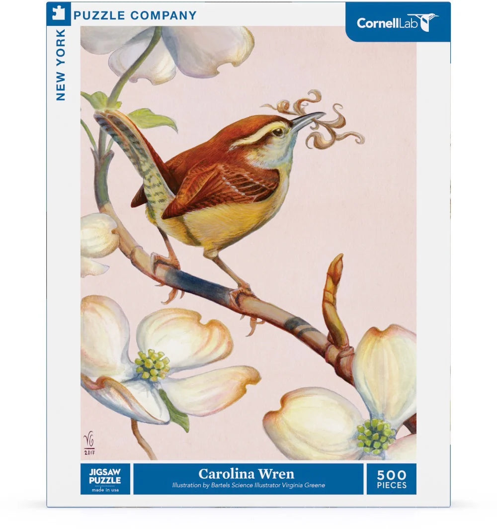 New York Puzzle Company - Puzzle Carolina Wren