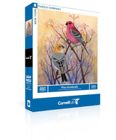 New York Puzzle Co. - Pine Grosbeaks