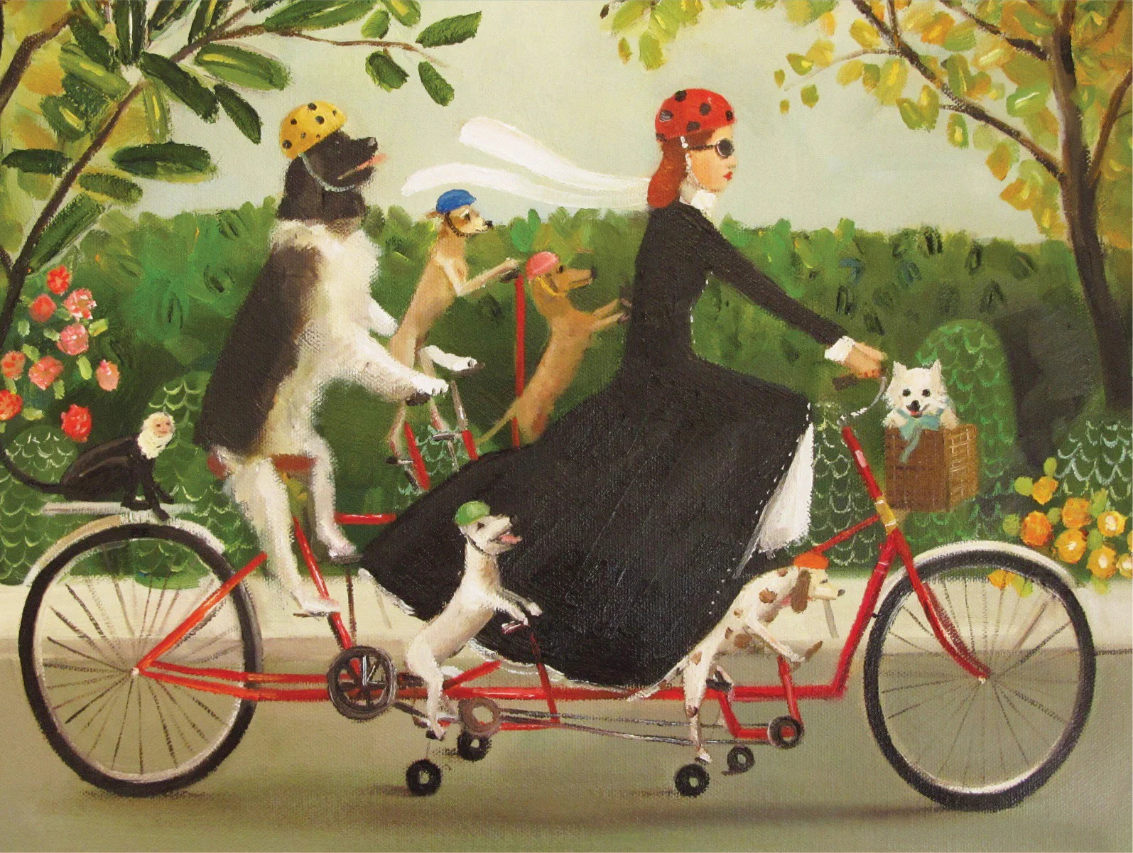 New York Puzzle Co. - Miss Moon Bike