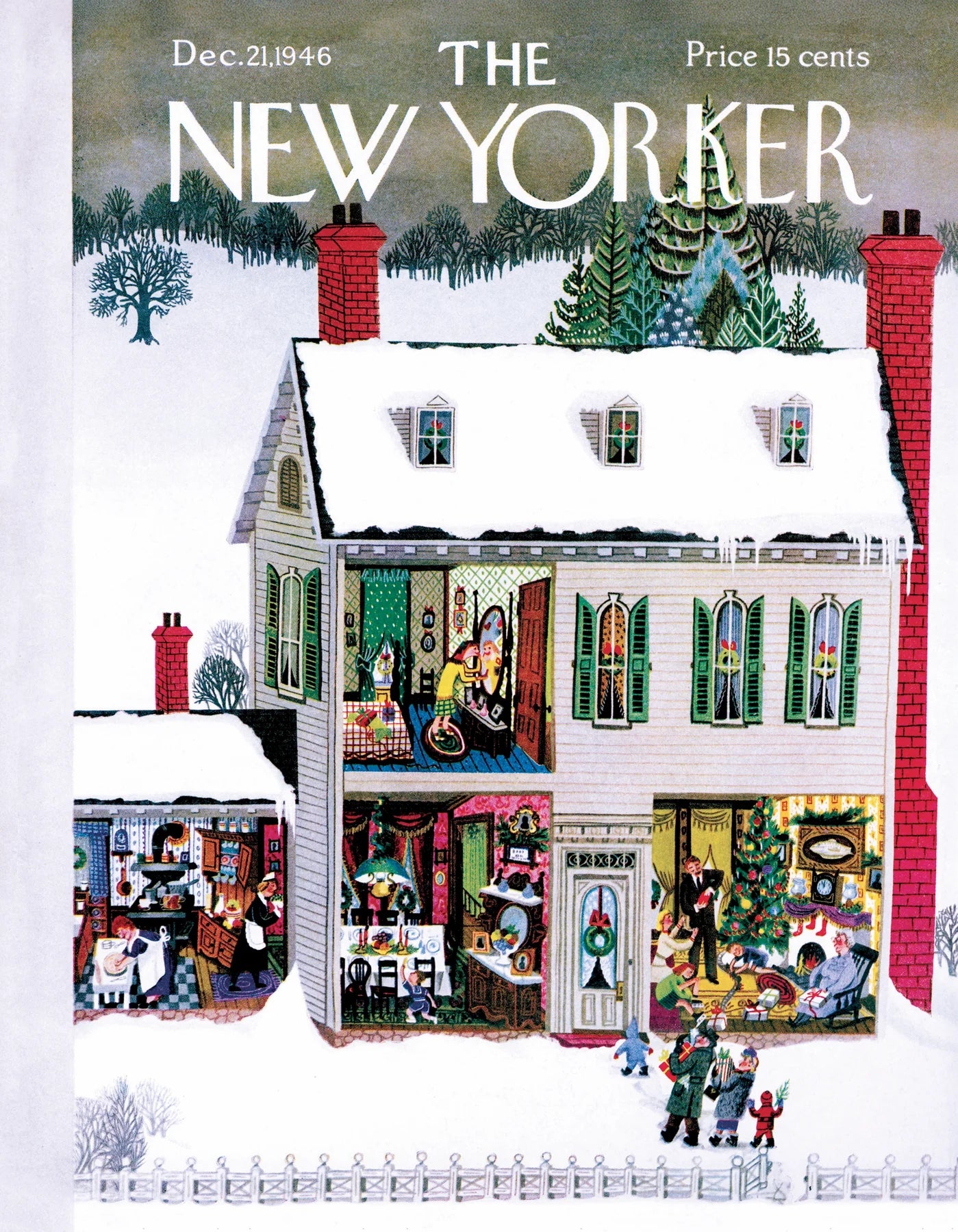 New York Puzzle Company - Puzzle Mini Home For The Holidays