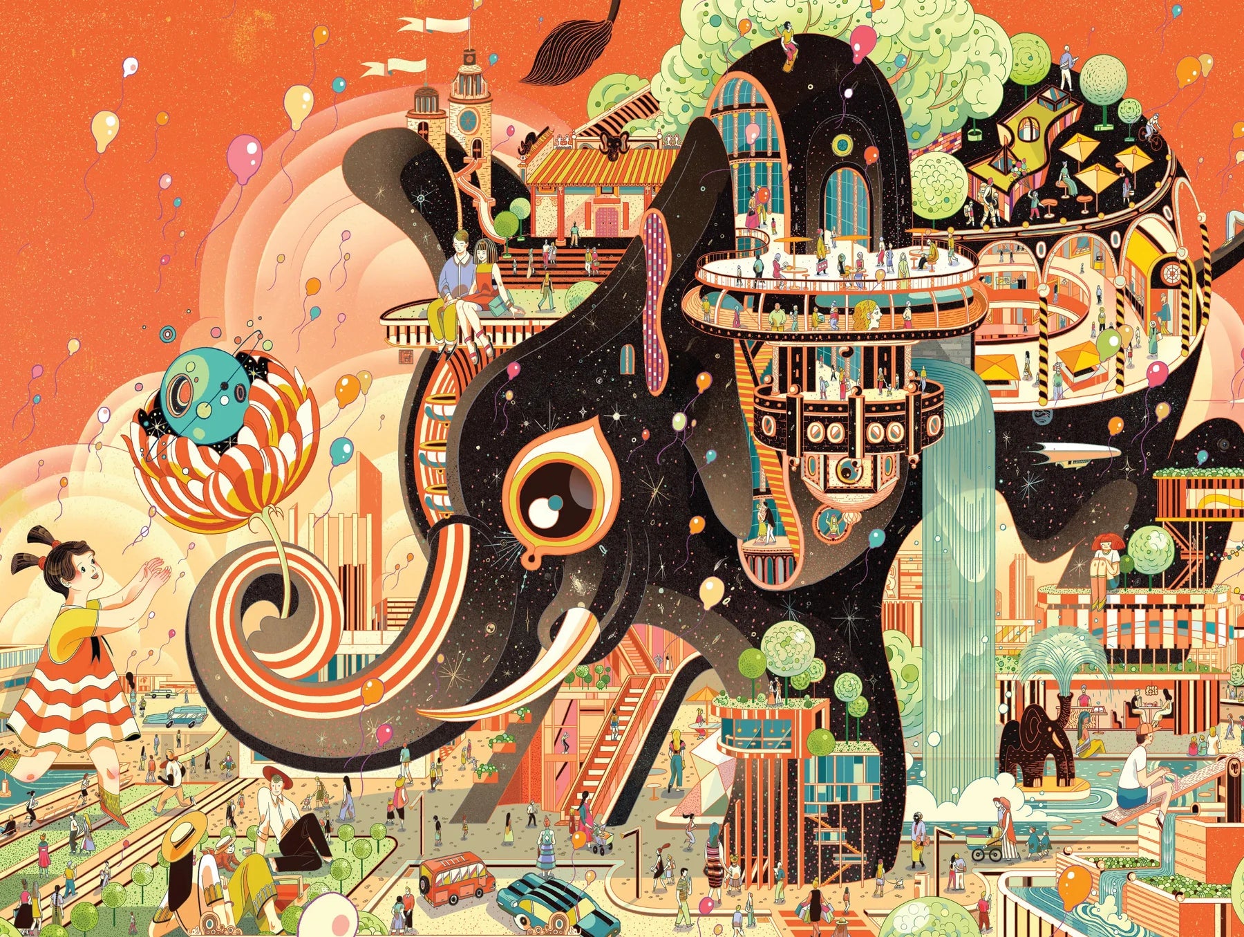 New York Puzzle Co. - The Great Elephant