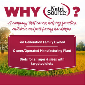NutriSource - Chicken, Lamb & Ocean Fish All	Life Stages Dog Can