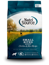 NutriSource - All Breeds, Adult Dog Chicken & Rice Small Bites Recipe - Southern Agriculture 