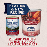 Natural Balance - Reserve Bision & Sweet Potato LID Dog Cans - Southern Agriculture 