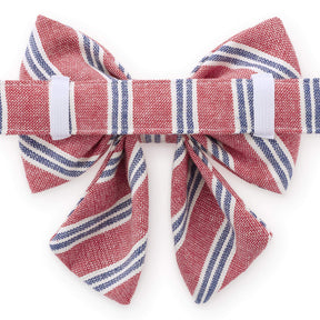 The Foggy Dog - Bow Tie Lady Nantucket Stripe