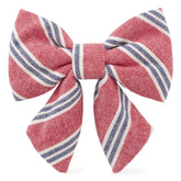 The Foggy Dog - Bow Tie Lady Nantucket Stripe