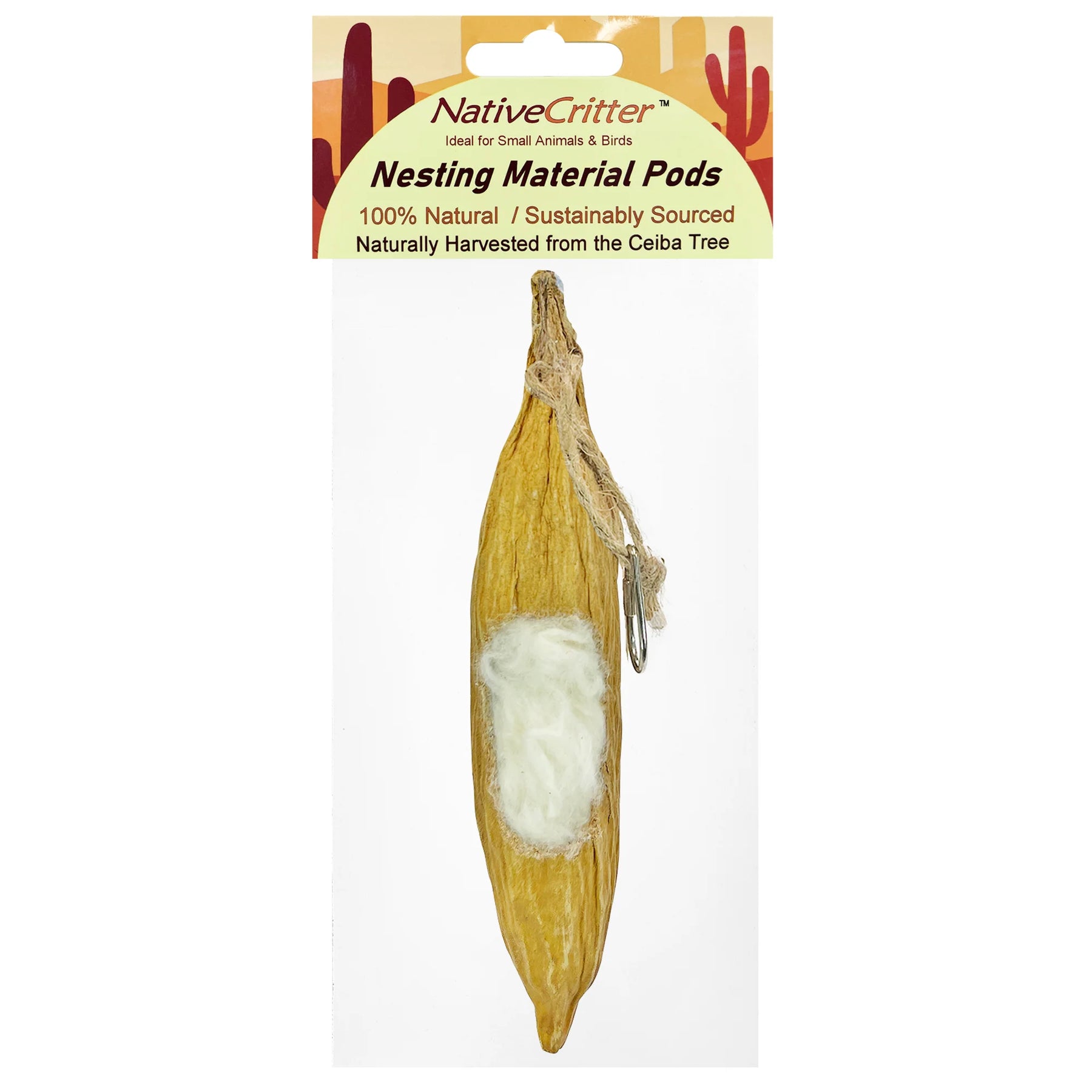 Exotic Nutrition - Nesting Material Pods from Ceiba Tree