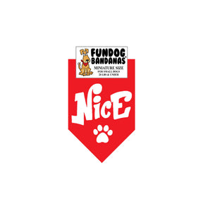 FunDog Bandanas - Dog Bandana Nice