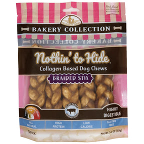 Fieldcrest Farms - Nothin' To Hide Bakery Beef Braided Stick Dog Chews - Southern Agriculture 