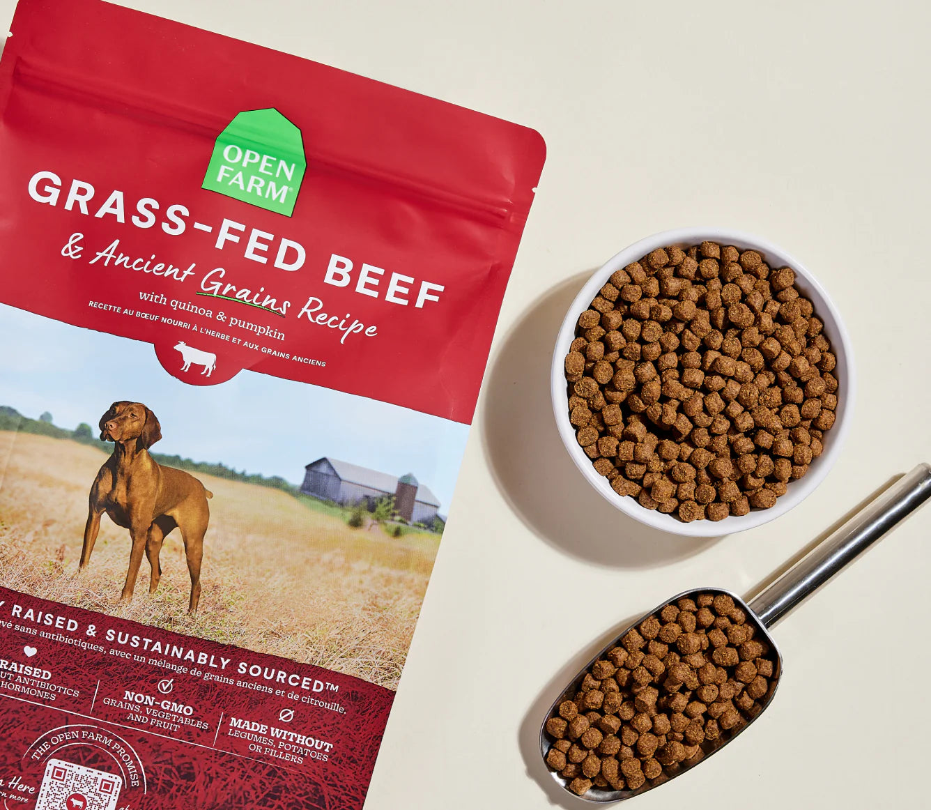Open Farms - Grass-Fed Beef & Ancient Grains Dog Food - Southern Agriculture 