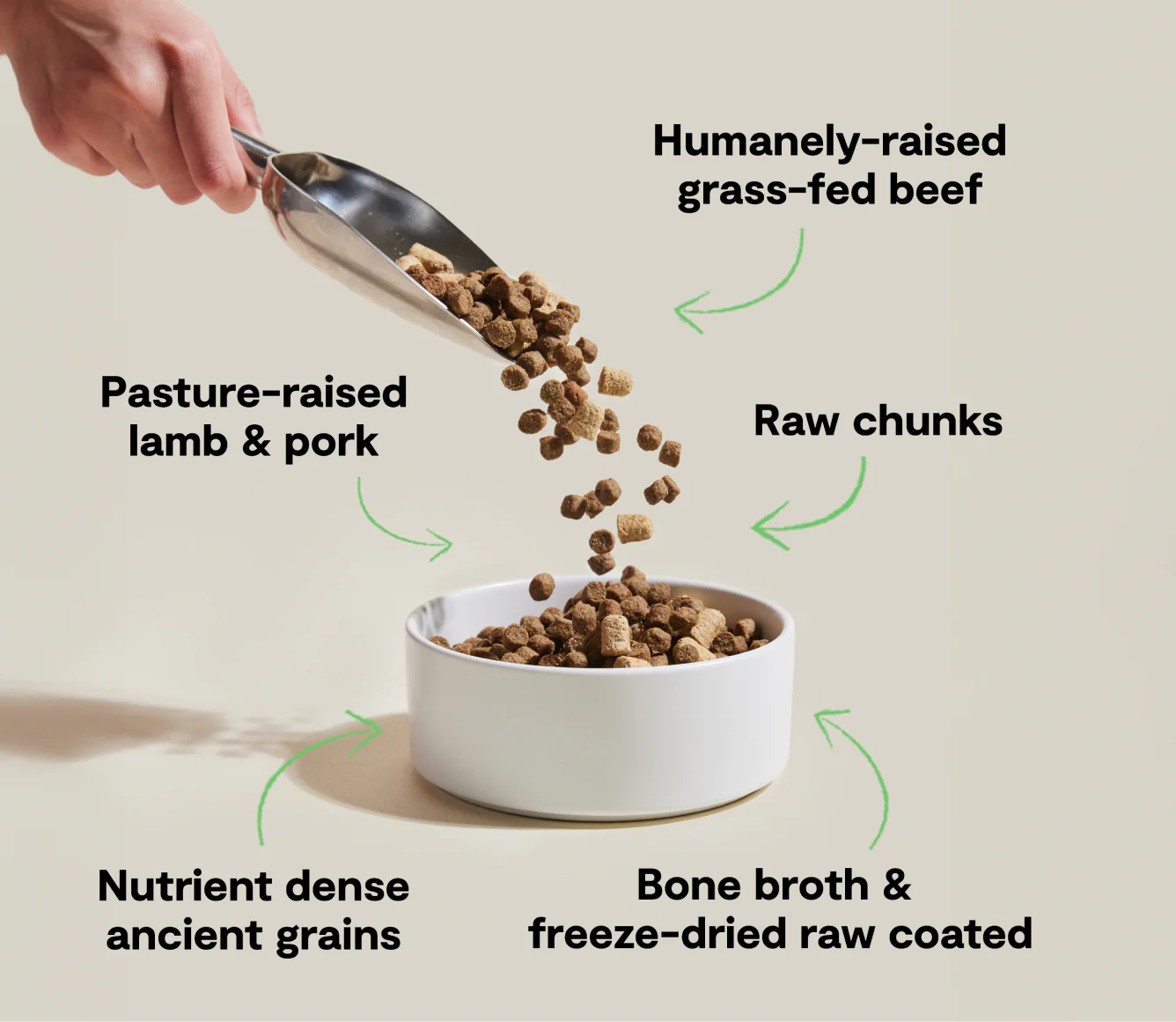 Open Farms - Raw Mix Front Range Ancient Grain Dry Dog Food - Southern Agriculture 