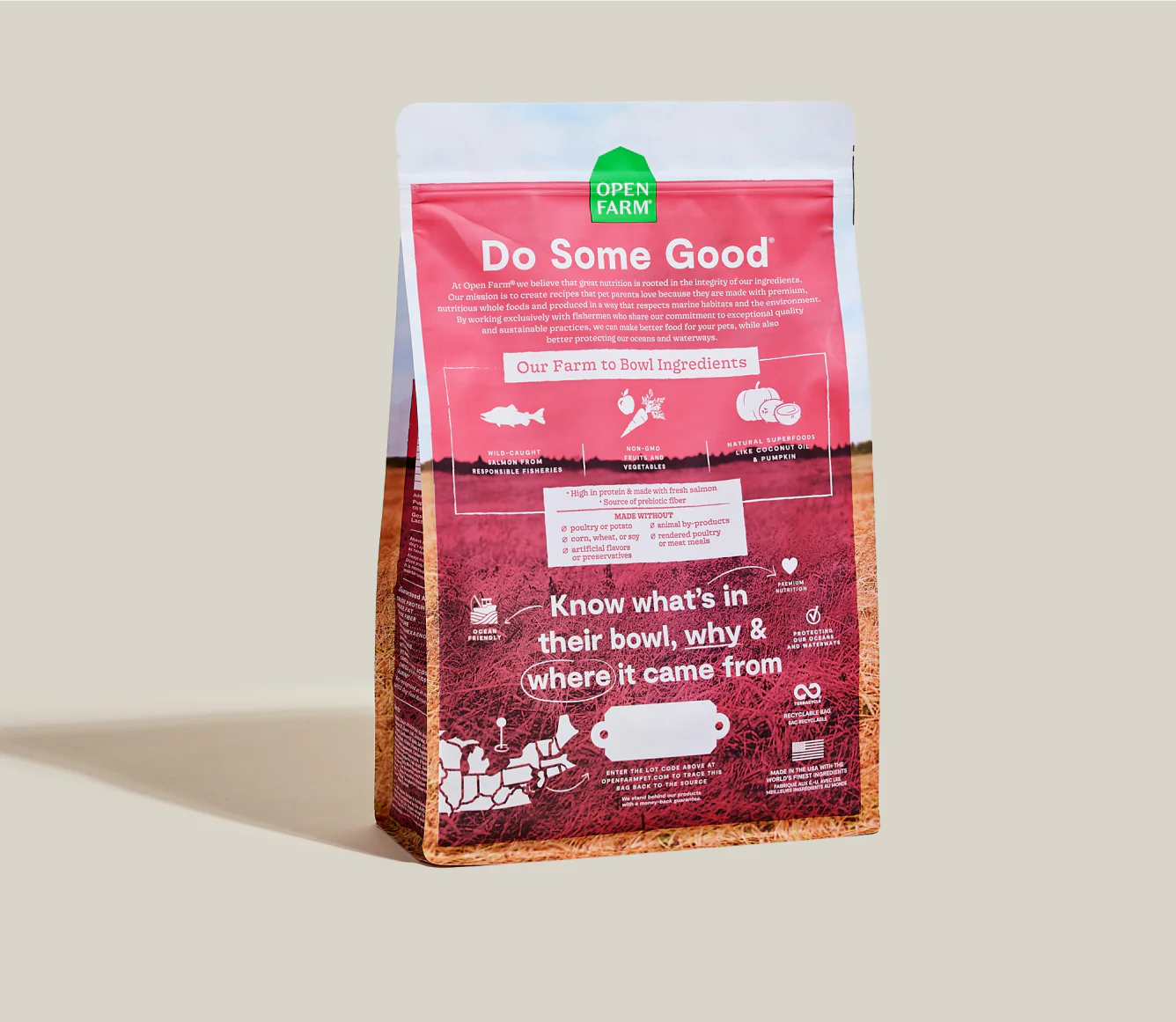 Open Farms - Wild Caught Salmon Grain Free Dog Food