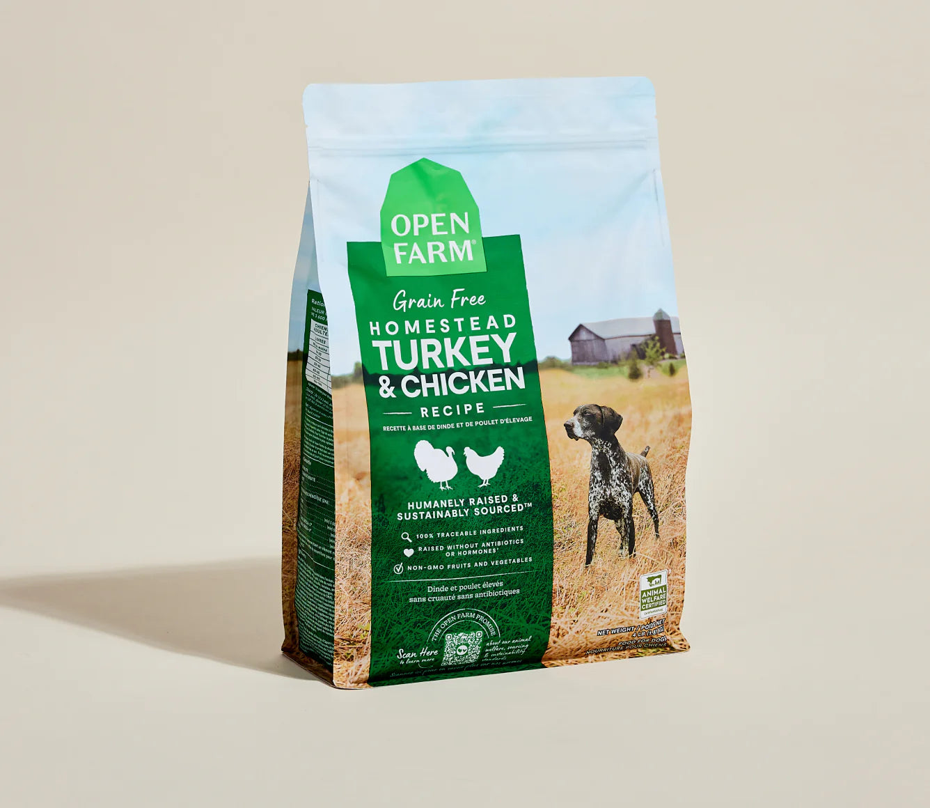 Open Farms - Homestead Turkey & Chicken Grain Free Dog Food - Southern Agriculture 