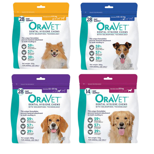 OraVet - Dental Hygiene Chews Dog Treats - Southern Agriculture 