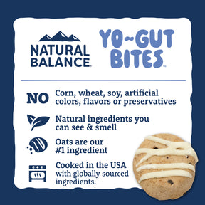Natural Balance - Yo-Gut Bites With Oats & Blueberries