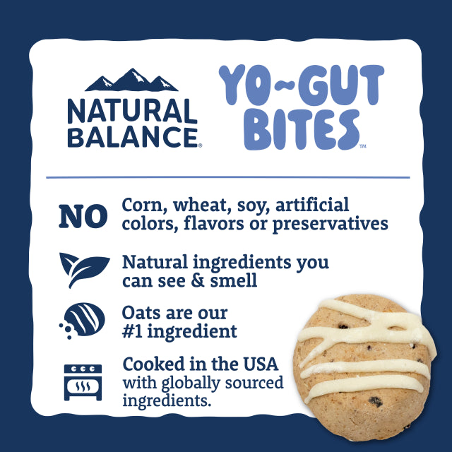 Natural Balance - Yo-Gut Bites With Oats & Blueberries