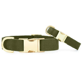 The Foggy Dog - Dog Collar Olive