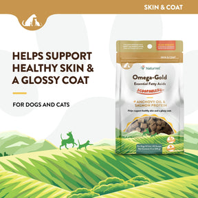 NaturVet - Scoopables Omega GoldEssential Fatty Acids/Anchovy Oil/Salmon - Southern Agriculture 