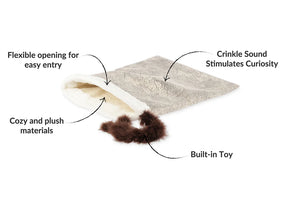 P.L.A.Y Pet Lifestyle And You - Cat Crinkle Sack