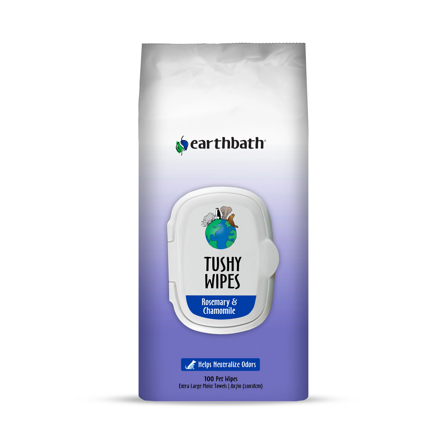 Earthbath - Tushy Wipes, Rosemary & Chamomile