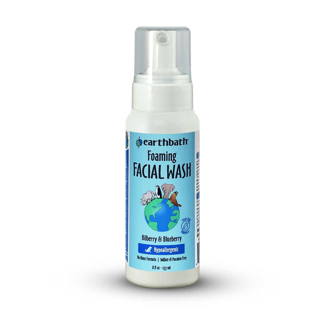 Earthbath - Foaming Facial Wash Bilberry & Blueberry-No Rinse Needed