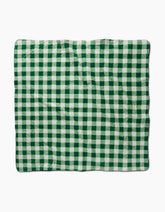 Geometry - Plush Towel Grass Plaid
