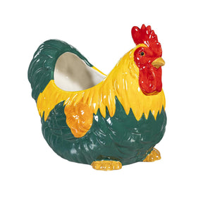 Evergreen Enterprises - Planter Colorful Rooster