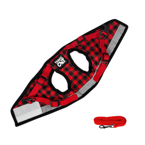 Travel Cat - Harness & Leash Set - "Buffalo Plaid"