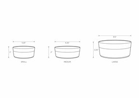 Park Life Design - Classic Grey "Dog" Bowl
