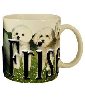 Americaware - Bichon Frise Color Relief Mug