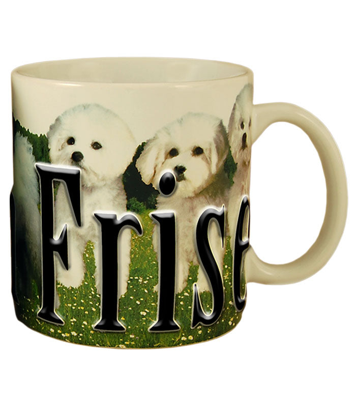 Americaware - Bichon Frise Color Relief Mug