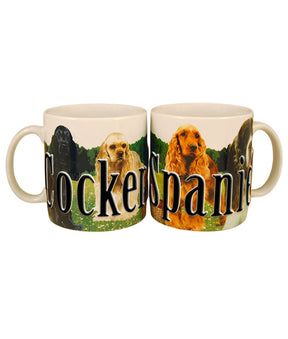 Americaware - Cocker Spaniel Color Relief Mug