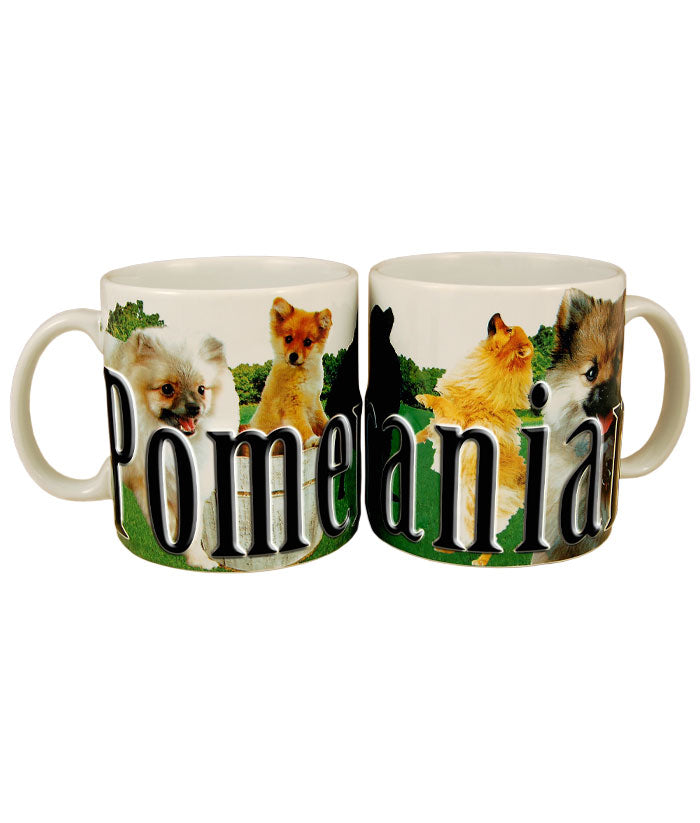 Americaware - Pomeranian Color Relief Mug