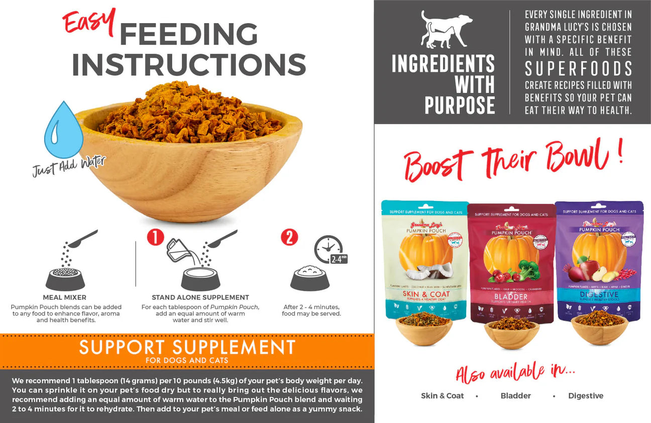 Grandma Lucy's - Pumpkin Pouch Inflammation Supports Joints & Mobility - Southern Agriculture 
