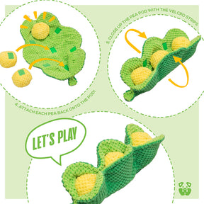 PAWTY Dog Toys - PeaPod Interactive Dog Toy