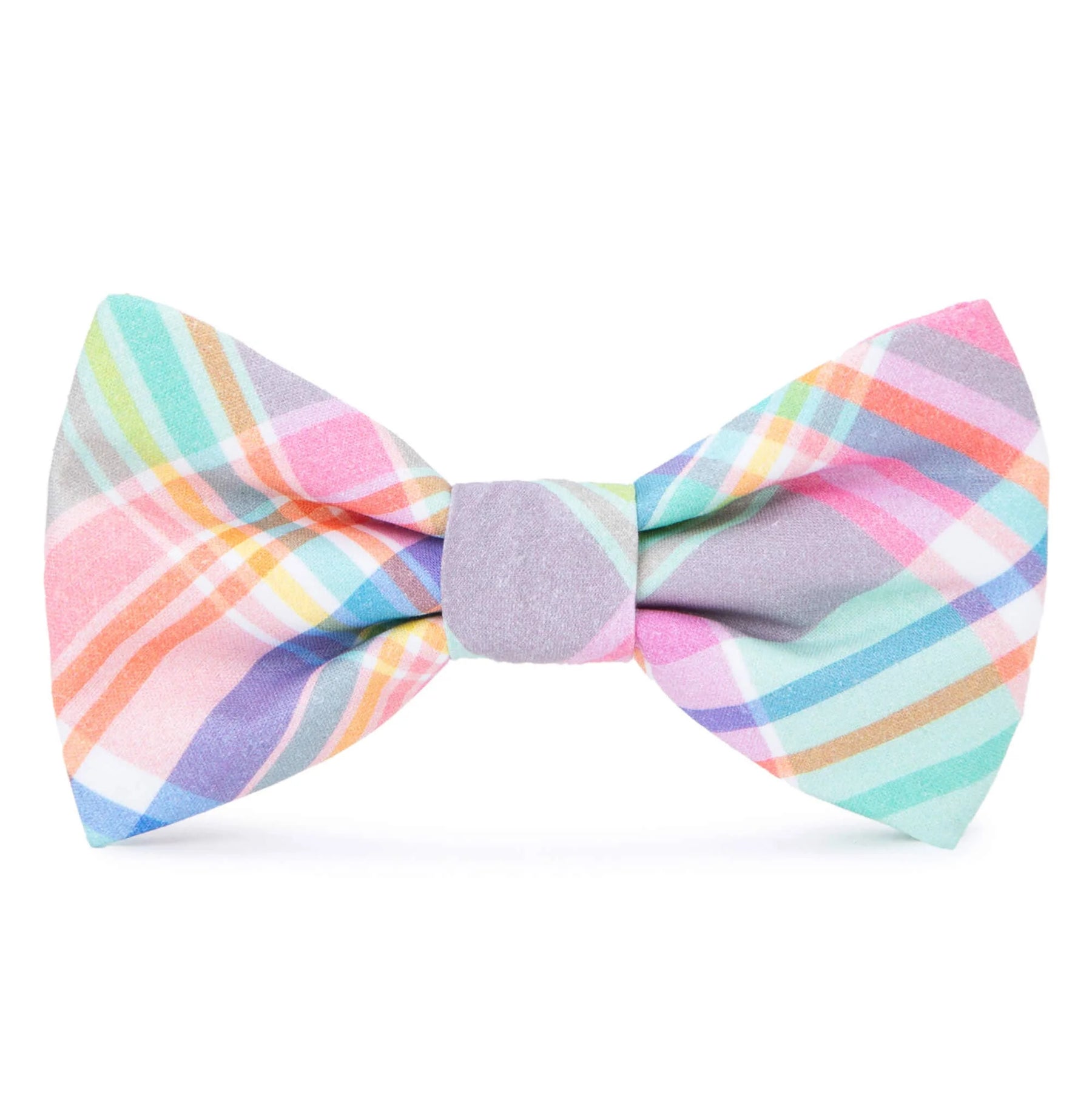 The Foggy Dog - Dog Bow Tie Blooming Plaid Spring Easter - Southern Agriculture 