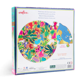 eeBoo - Busy Cats 100 Piece Puzzle