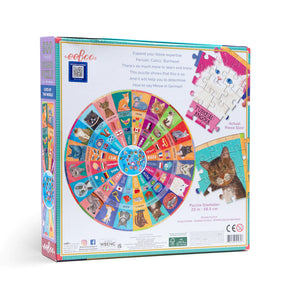eeBoo - Cats of the World 500 Piece Puzzle