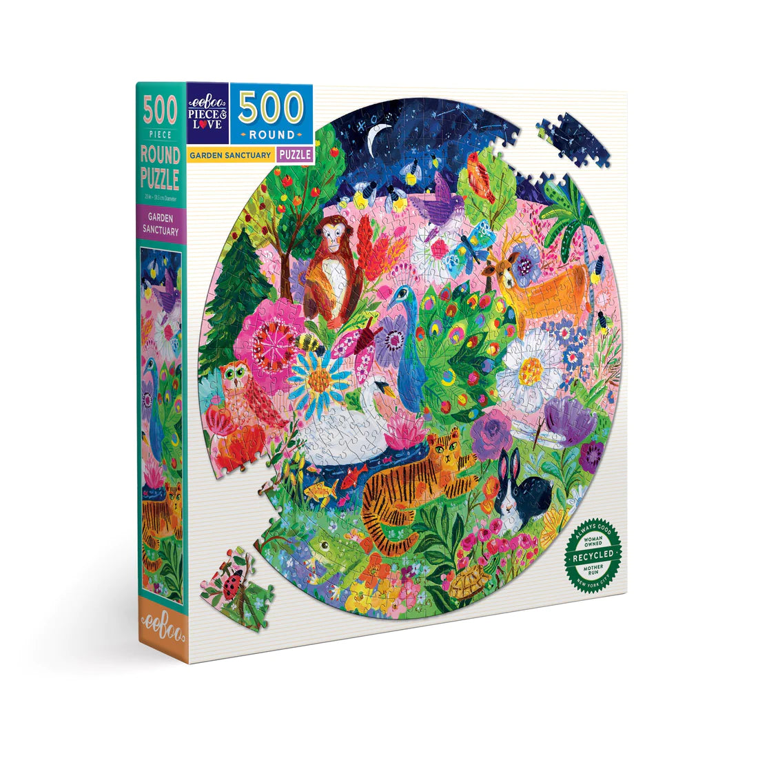 eeBoo - Garden Sanctuary 500 Piece Puzzle